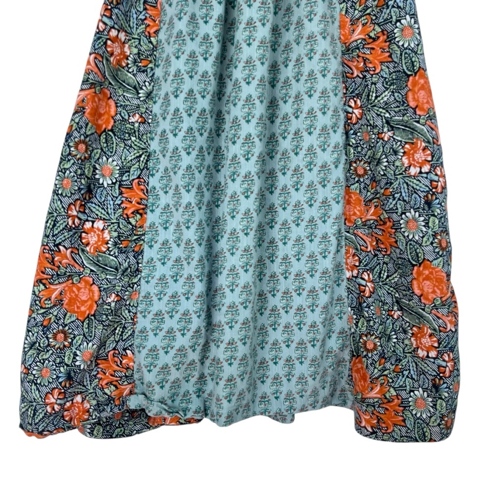 By Anthropologie Astrid Tunic Dress Flutter Sleeve Boho Floral Peasant Style SM - Picture 7 of 12